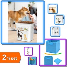 Hereveoyuncak Mama Saklama Kabı + Çok Amaçlı Dolap Içi Düzenleyici Kutu - 2li Set X1A2B3