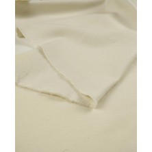Kumaş Parça Krem Renkte Pamuklu Dokuma Kumaş (En 150 cm x Boy 180 Cm)