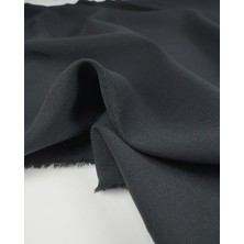 Kumaş Parça Telalı Siyah Renkte Krep Kumaş (En 140 cm x Boy 190 Cm)