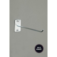 Modern Raf Duvara Monte Galveniz Kanca 10 Cm-Galveniz