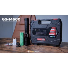 Gold Silver Goldsılver GS-14600 80 Watt 8000 Lümen 18000 Ma Pil Şarjlı El Feneri