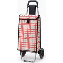 Turanyolu Dayanıklı Katlanabilir Tekerlekli Pazar Arabası