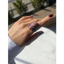 El Işi Tasarım Kök Yakut Deniz Kızı Yüzük