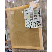 Ada Çanta Kırtasiye Şeffaf Fileli Kalem/kozmetik Çantası (24CM*18CM)