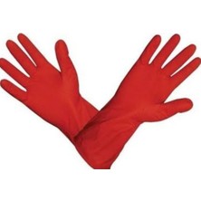 Turanyolu Temizlik ve Bulaşık Eldiveni L Beden – Doğal Lateks, Kaymaz Yüzey, Esnek (9–9.5)