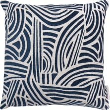 Mudo Home ALBA WAVE KIRLENT  LACİVERT 50X50 CM