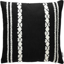 Mudo Home AVA FANCY KIRLENT SİYAH 50X50