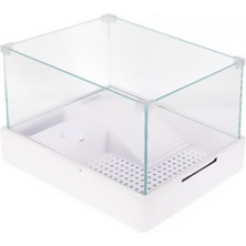 Lvsqvr Sobo Cam Kaplumbağa Bahçesi Filtre-Lambalı 40X29X25