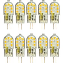 Avarson (10 adet) OSAKA 12VOLT 3W Sarı Işık (3000K) G4 Duylu LED Kapsül Ampul