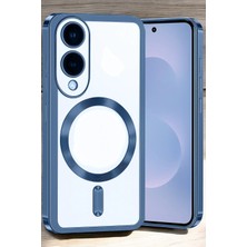 TechTrove Samsung Galaxy S25 Edge Kılıf Kamera Korumalı Sararma Yapmaz Magsafe Şarj Özellikli A++ Kalite Kapak