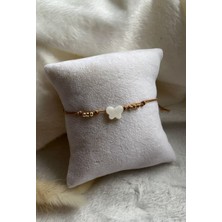 Pel Design Kelebek Sedef Ip Ayarlanabilir Bileklik & Halhal