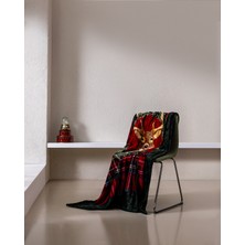 Madame Coco Calven Welsoft Baskılı Tv Battaniye - Yeşil/kırmızı