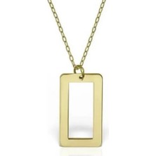 Ily Jewelry Dikdörtgen Kolye