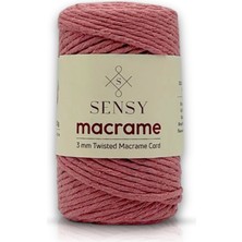 Sensy Taranan Makrome Ipi 3mm Taranabilir Pamuk Makrome Ipi Makrame Ipi