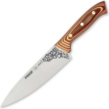 Bilfold 32160 Elite Şef Bıçağı 19 cm - Perçinli Kahverengi Kompozit Sap