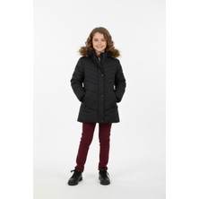 Baglan Kız Çocuk Kapüşonlu Mont BGL-ST04886