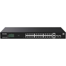 Tenda TEG2228P-24-410W 24 Port Poe 10/100/1000 2 x Sfp 410W Yonetılebılır Desktop Swıtch