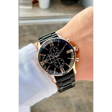 Leerybee Gümüş Renk Çelik Kordon Erkek Kol Saati