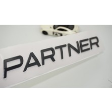 Dk Tuning Peugeot Partner Bagaj 2025+ Koyu Gri Logo Amblem Arma