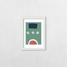 Tuffy Design Minimal Tasarım 3 Çerçeveli Tablo - 13X18 cm Beyaz