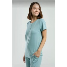 Pierre Cardin Kadın Kısa Kol Pijama TAKIM-8985