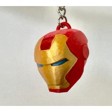 Hivhestin Iron Man Maskesi Özel Tasarım 3D Baskı Anahtarlık