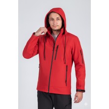 Suya Dayanıklı Slim Fit Softshell Kapüşonlu Erkek Mont