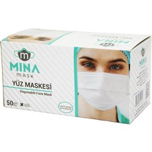 Vanch 50PCS BEYAZ CERRAHİ YÜZ MASKESİ (5264)