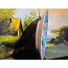 TT Marmara Çini Kütahya Seramik Tabak - Duvar Tabağı 25,5 cm Çapında