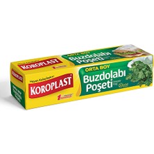 4 Adet   Koroplast Buzdolabı Poşeti Standart 24X38 Orta Boy 20'li