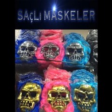 MCM Group Saçlı Iskelet Yüzlü Maskeler