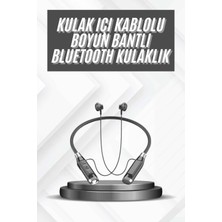 MCM Group Bluetooth Kulaklık 120 Saat Kullanım Süresi Boyun Askılı Bluetooth Kablosuz Kulaklık
