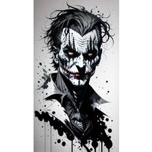 Aydın Garage Joker Kapı Direk Kaplama Folyosu Baskılı Sticker Sağ-Sol 2 Adet 22*50 cm