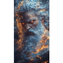 Aydın Garage Zeus Kapı Direk Kaplama Folyosu Baskılı Sticker Sağ-Sol 2 Adet 22*50 cm