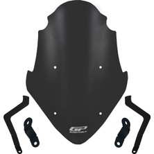 Gp Kompozit Bajaj Pulsar Ns 400 Z 2025 Uyumlu Ön Tur Camı Siyah 46 cm
