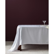 Madame Coco Mayenne Masa Örtüsü - Beyaz - 160X230 cm