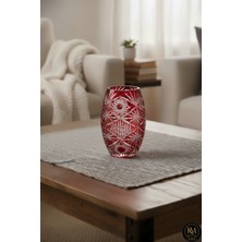 Kristal Market El Yapımı Kristal Avangart Vizyon 999 Lüks Dekoratif Vazo