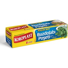 4 Adet   Koroplast Buzdolabı Poşeti Standart 20X30 Küçük Boy 40'lı