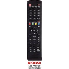 Awox KK0350 LCD Kumandası Sanyo Uyumlu Bağlantı Özellikleri ile Kullanıma Hazır