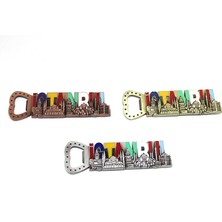 Bsre Istanbul Yazısı Metal Magnet ve Açacak