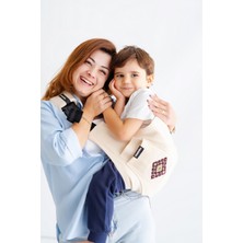 Bej Helvacı Kilim x Tinytrek Yan Sling | Ergonomik Çocuk Taşıyıcı 10ay-4yaş (max 18kg)