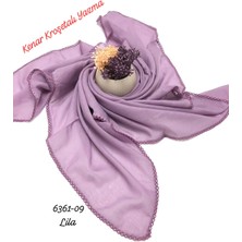Sedef 6361 Düz Kenar Kroşetalı (Tığlı ) Yazma