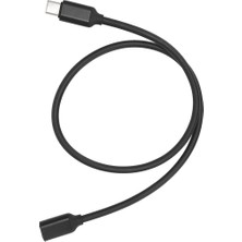 CoverZone 2 Metre Type-C Uzatma Kablosu – 60W Hızlı Şarj ve 3A Akım Destekli Usb-C Erkek Dişi Kablo | 24PIN 56K Dirençli Dayanıklı | Laptop, Tablet ve Telefon ile Uyumlu (2 Metre) | ZR73