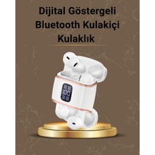 Alvo Store Dijital Göstergeli Bluetooth Kulakiçi Kulaklık – 4’lü Paket, Gürültü Engellemeli