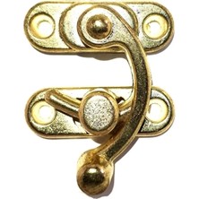 Alvo Store Buğz Yay Gözü, Ahşap Kutu Klipsi - Büyük 37X45 Mm, Sarı, 1 Adet