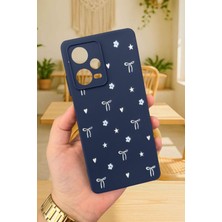 Vip Case Xiaomi Redmi Note 12 Pro 5g-Mini Fiyonk Desenli Silikon Darbe Emici Klasik Korumalı Rubber Kılıf