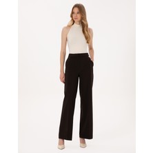 Pierre Cardin Kadın Kahverengi Palazzo Kumaş Pantolon 50319006-VR029