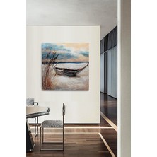 GülsenArt Sandal Hd Baskı Kanvas Tablo Hd Dijital Baskı Kare Kanvas Tablo Oturma Odası Dekoru