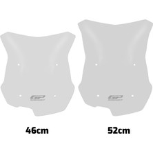 Gp Kompozit Bmw F 900 Gs Adv 2024 Uyumlu Ön Cam Şeffaf 52 cm