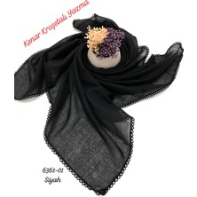 Sedef 6361 Düz Kenar Kroşetalı (Tığlı ) Yazma